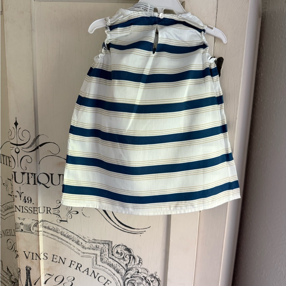 NWT Authentic Designer Elisa Sandaoui Baby Sundress with Matching Bloomers - Picture 5 of 16